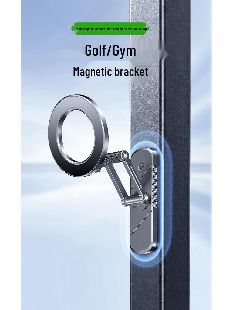 Suporte Magnético Universal de Telefone MagSafe Dupla Face para Carrinhos de Golfe e Academias
