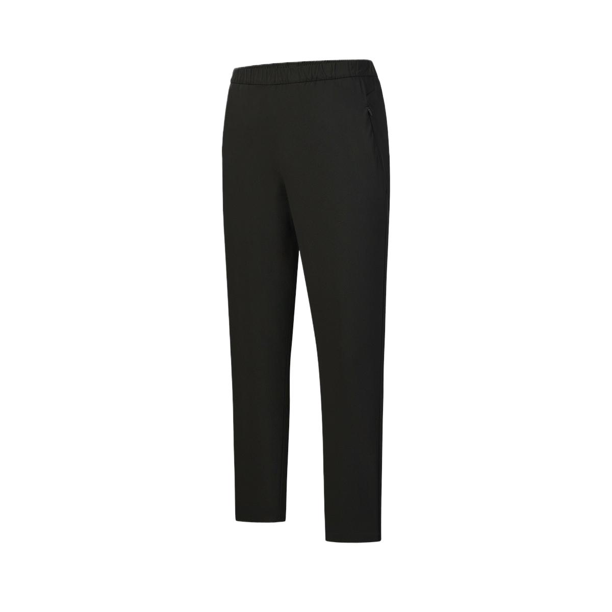 

FILA CI Pioneer Capsule Elastic Solid Color Mid Waist Straight Leg Casual Pants Men bottoms A11M628805F-BK L