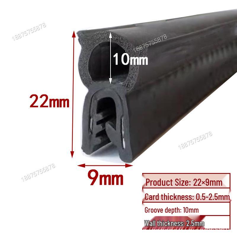 U-Shaped Rubber Seal Strip: Waterproof, Dustproof, Anti-Collision for Cabinets and Car Doors