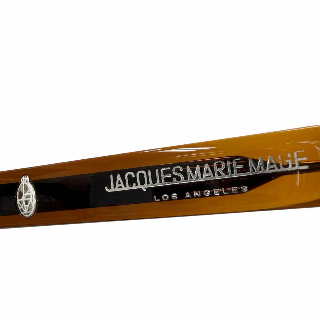 Great JACQUESMARIEMAGE Glasses VENDOME Clear brown mens JMMVE1D Used