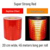 20cm Heavy-Duty Reflective Sticker for Traffic Warning and Anti-Collision