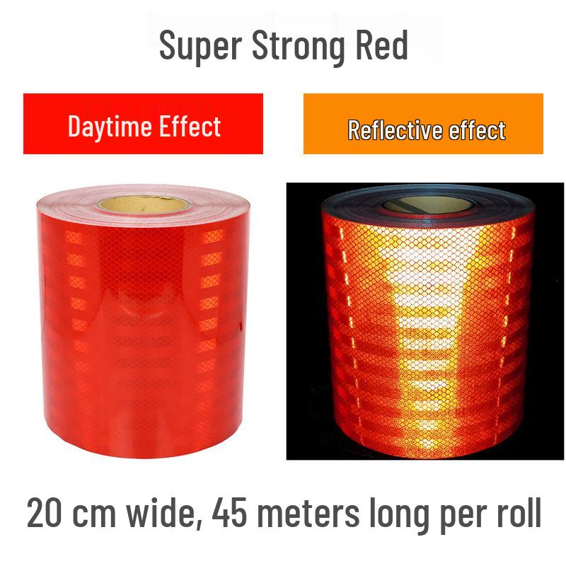 20cm Heavy-Duty Reflective Sticker for Traffic Warning and Anti-Collision