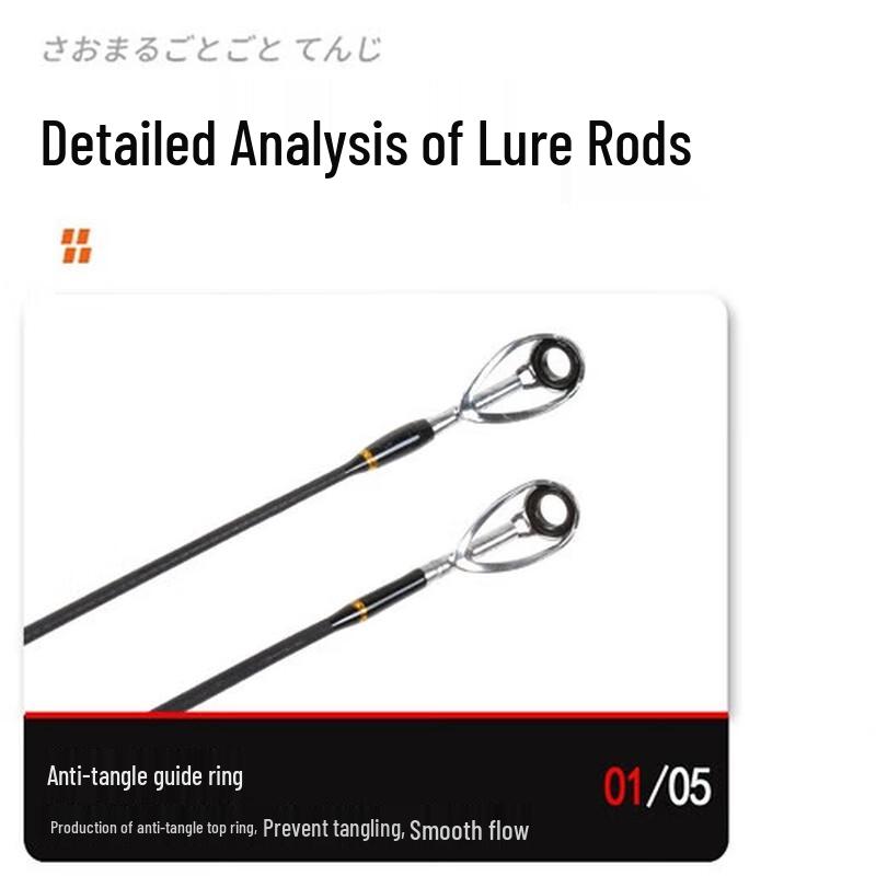IOSN High-Carbon Two-Section Lure Spinning Rod