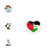 Palestine Flag Emblem Badge Hot Selling Iron Cross-border On