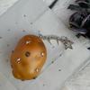 Lolita Simulation Fruit Keychain Y2K Pu Fruits Bag Pendant Star Rivet Bag Charm  Key Ring