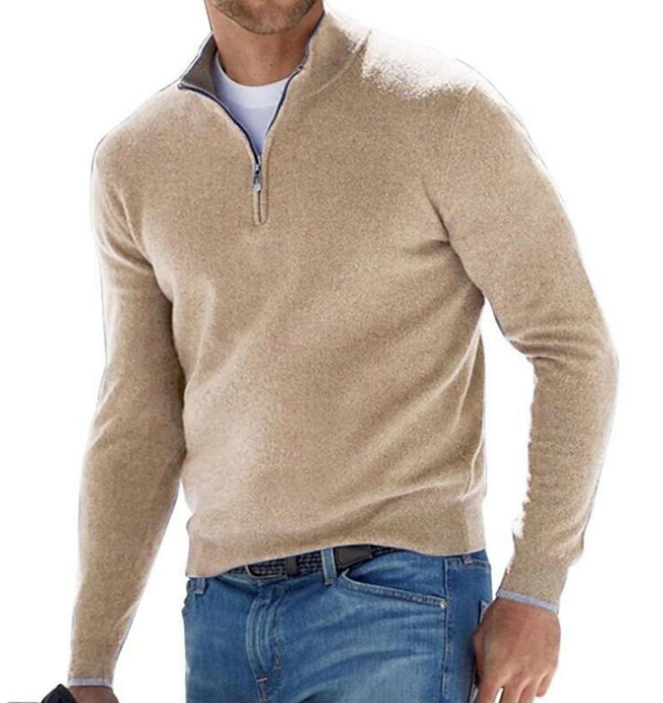 Men's Long Sleeve Cashmere Base Layer Shirt