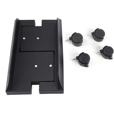 Supporto/Staffa Rimovibile per Case PC, Porta-Case da Scrivania per Mainframe con Freno(Nero)