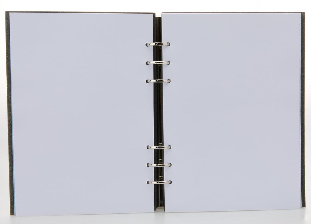 Filofax Clipbook System Organizer, A5, Concrete, Officially Imported