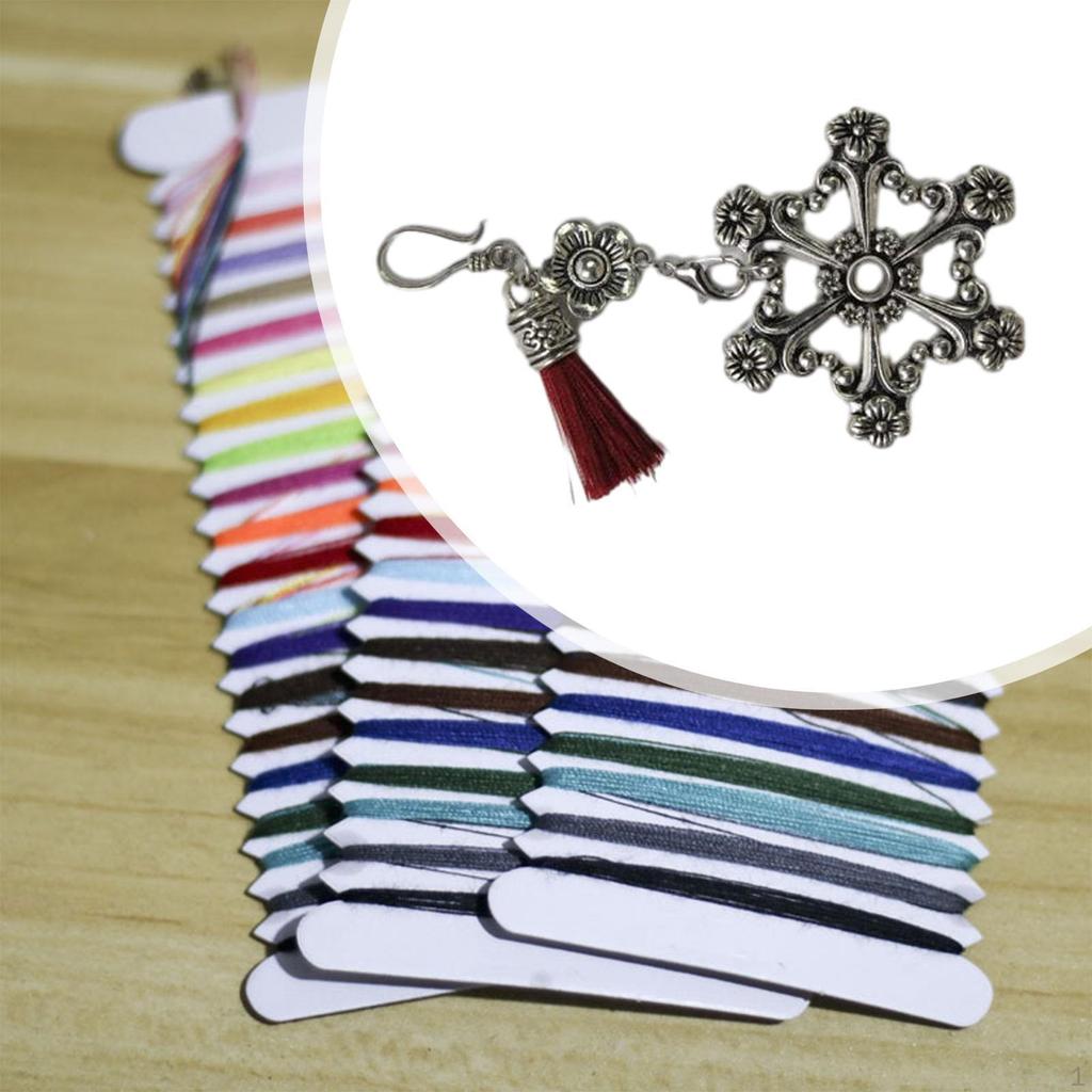 Metal Sewing Thread Winding Plate Board Cross Stitch Embroidery Floss Craft Bobbins Organizer