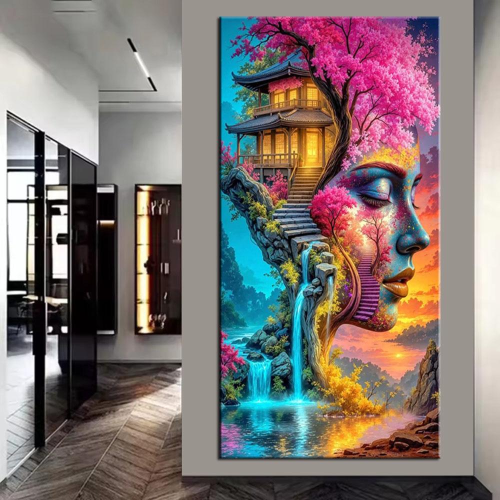 Abstract Woman Picture DIY Diamond Painting Cross Stitch Full Drills Diamond Mosaic New Collection Home Decor
