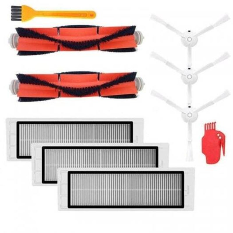 Pièces d'aspirateur Kit d'accessoires pour robot aspirateur 10 pièces pour Xiaomi Orange