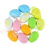 12Pcs/Set Easter Egg Easter Hand Painted Egg Cartoon Artificial Egg Pendant  Party Decoration