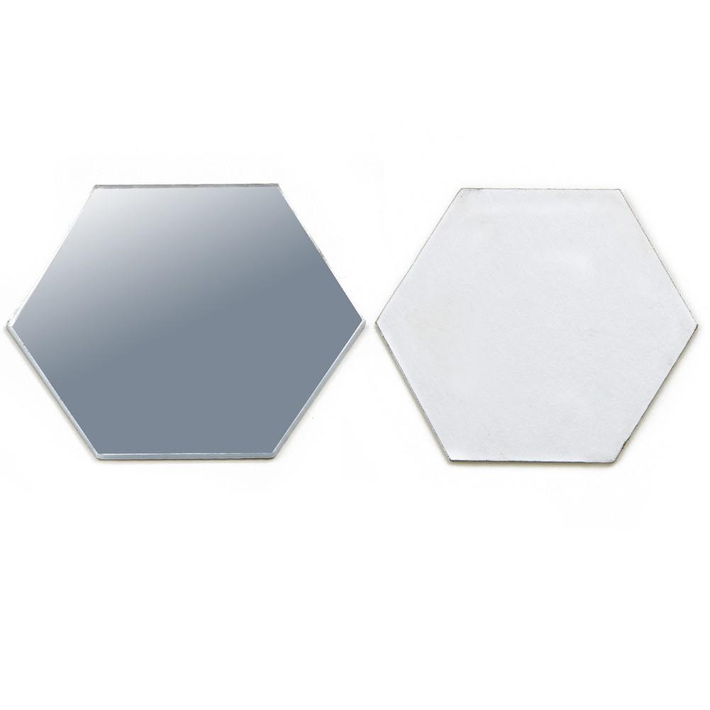 Acryl-Aufkleber, Kunst-Abziehbilder, Heimdekoration, Sechseck-Vinyl-Aufkleber, 24 Stück, 3D