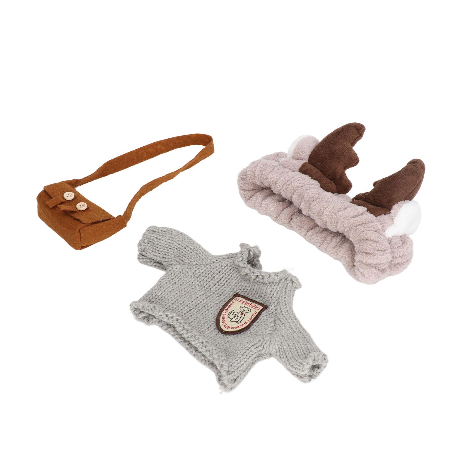 

Набор из 3 предметов, плюшевая игрушка утка, одежда, которую можно стирать, плюшевая уточка, одежда, сделай сам, мультяшная, мягкая игрушка