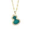 Gourd Necklace Women'S Trend High-End Versatile Inlaid Fritillary Collarbone Chain