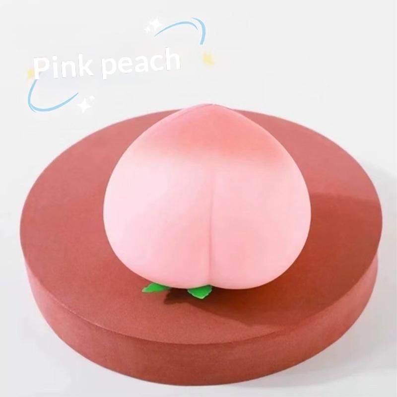 Soft Peach Fruit Squeeze Toy Slow Rising Stress Relief For Kids & Adults, Squeeze Anti-Anxiety Sensory Fidget Toy Daily Joy