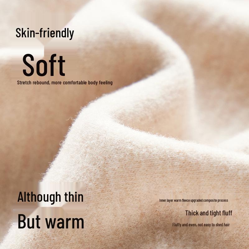 Class A Women's Antibacterial 80-Count Lenzing Modal Warm Base Layer Set - 220g Autumn Underwear & Trousers