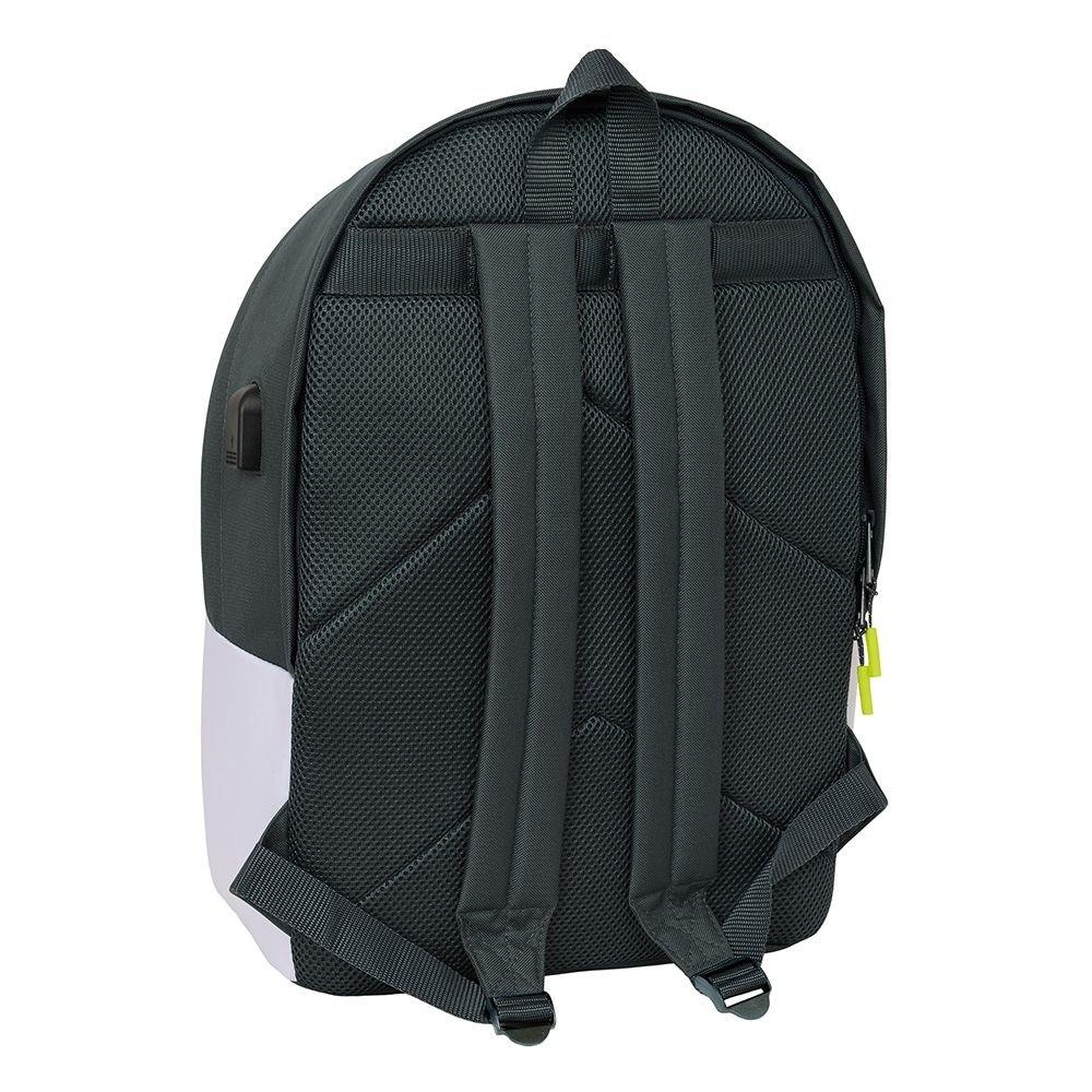 Real Madrid Sportrucksack mit USB und Laptopfach Doppelrucksack 612554820 mehrfarbig