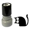 Mini Kitten Stamp Cute Black Cat Self Inking Pattern Craft Project Supplies for Journals Cards Planners Scrapbooks Decoration Decorative