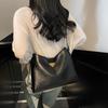 Simple casual large capacity shoulder armpit bag women's new fashion work messenger bag