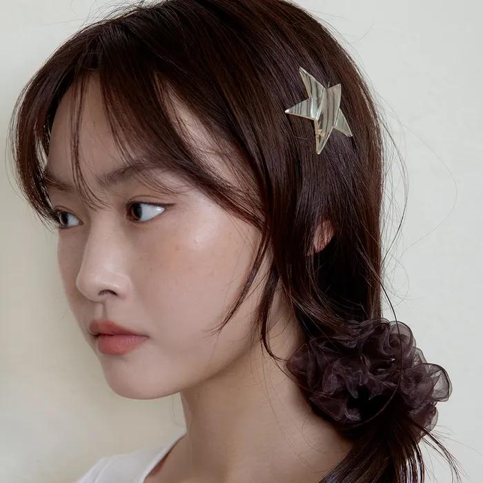 star aurora hair pin - yellow gold