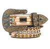 Men's Y2K Rhinestone Punk Rivet Belt - Dark Style Fashion Accessory