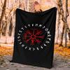 Runes Tree Life Flannel Blanket Soft Warm All-Season Throw, Design for Camping, Car Travel, Hiking Sofa, Bed, Office Perfect Gift for Parties