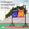 Basketball Floor Standing Mobile Scoreboard
