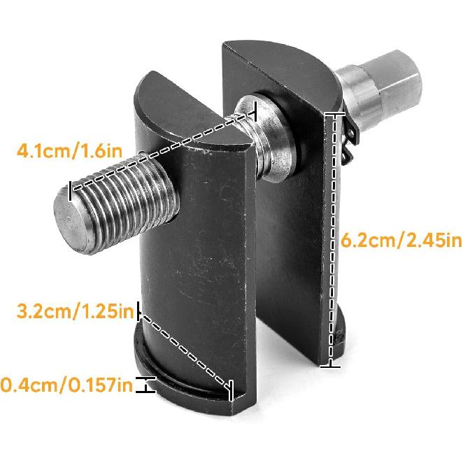 Wsays Bearing Puller Steering Neck Bearing Race Remover Tool Compatible with 1-1/8 inch to 2-5/8 inch Inner Diameter