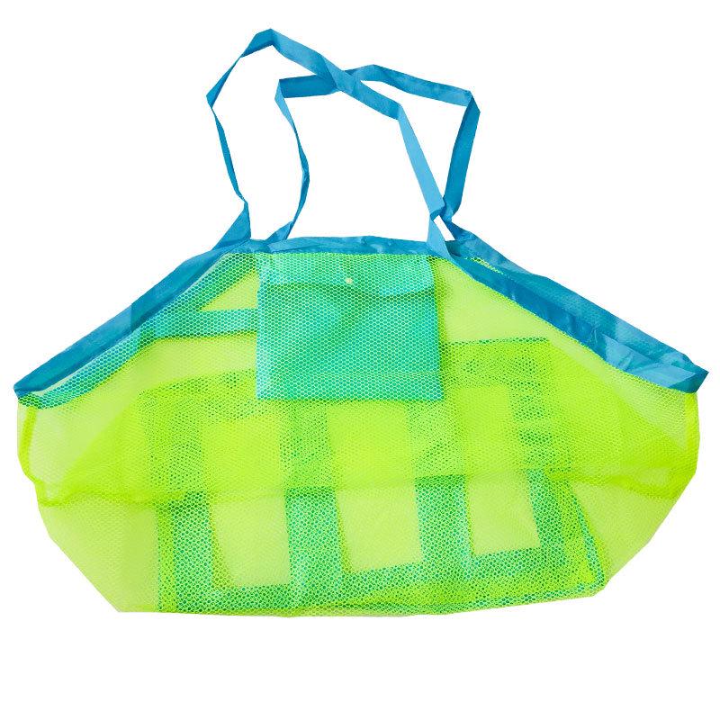 Large Mesh Beach Bag for Children's Toys – Ideal for Sand Play & Swimming