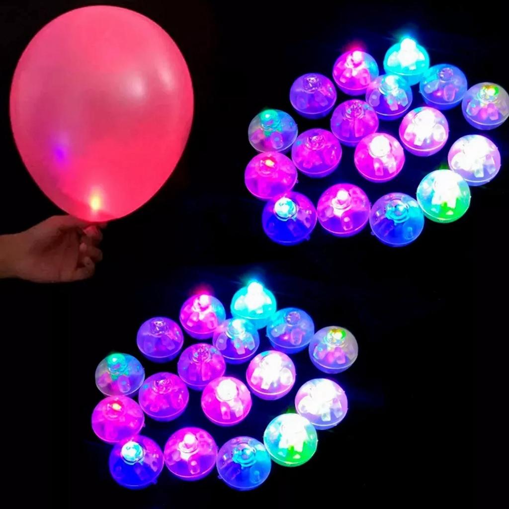 100Pcs LED Ball Light Waterproof Colorful Energy Saving Light Decoration for Party