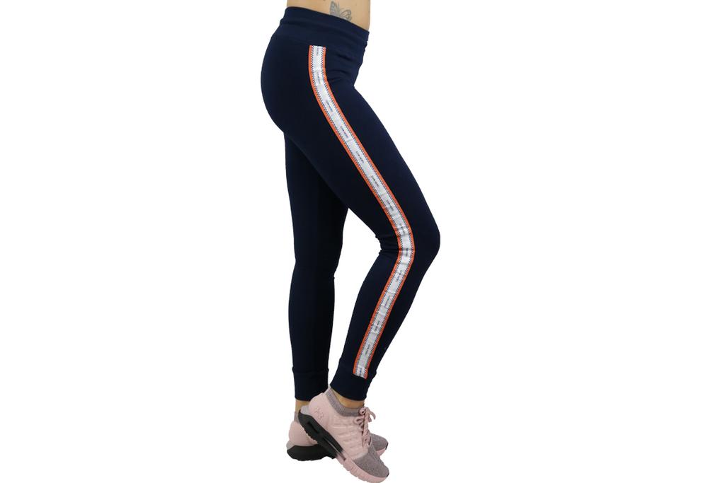 GymHero Leggins Navy LEGG-RACE, Womens navy Leggings