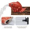 Ceramic Fountain Nozzle Sprinkler Wear Resistant Ceramic Carp Fish Statue  Yard Decoration