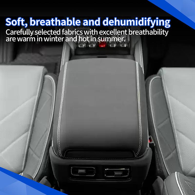 Leather Armrest Box Protective Cover For BYD Leopard 5 2025+ Denza B5 Armrest Box Heightening Pad Cushion Interior Accessories