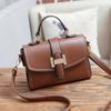 Autumn and Winter New Fashion Leather Buckle Messenger Bag Simple and Versatile Single Shoulder Crossbody Portable Women's Bag Tide