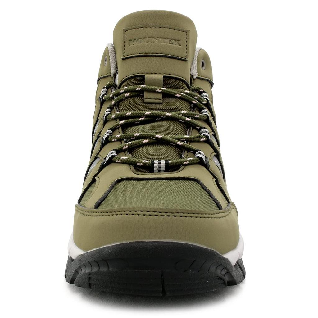 Trekking Shoes Waterproof Sneakers Light Mountain Climbing Camping Mt1940 Khaki [MOUNTEK] Men's Women's 28.0