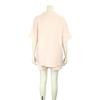 RAVIR Cotton Double Gauze Short Sleeves and Shorts Breathable and with Lace Size M Women's 100% Pajamas, Set, Moisture-Wicking Trim, Pink,