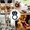 Witch Napkin Holder Farmhouse Napkin Rings Spooky Acrylic Tableware Buckle Decoration For Party Kitchen Home Restaurant Table