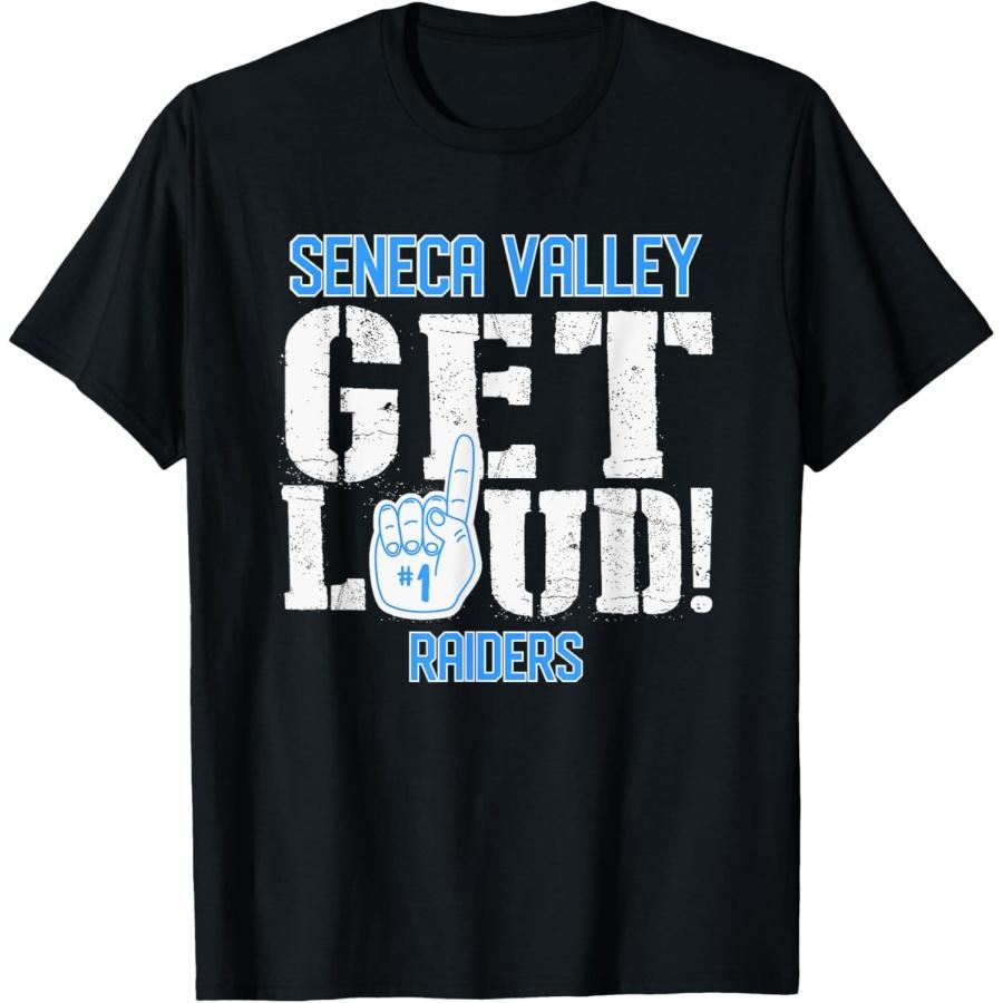 Seneca Valley High School GET LOUD Raiders T-Shirt S
