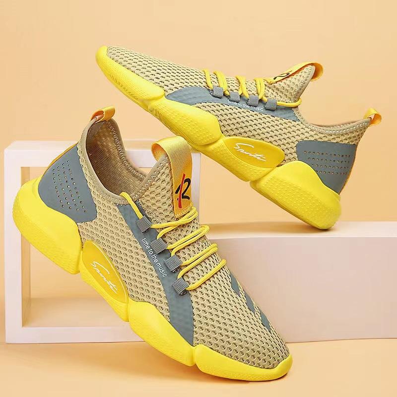 Net shoes, new casual shoes, athleisure mesh breathable sneakers, running