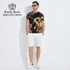 2025 Summer Digital Printed Men's New Slim Short-sleeved T-shirt