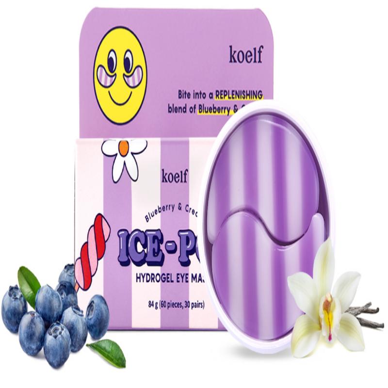 KOELF Blueberry&Cream Ice pop Hydrogel Eye patch 60 EA