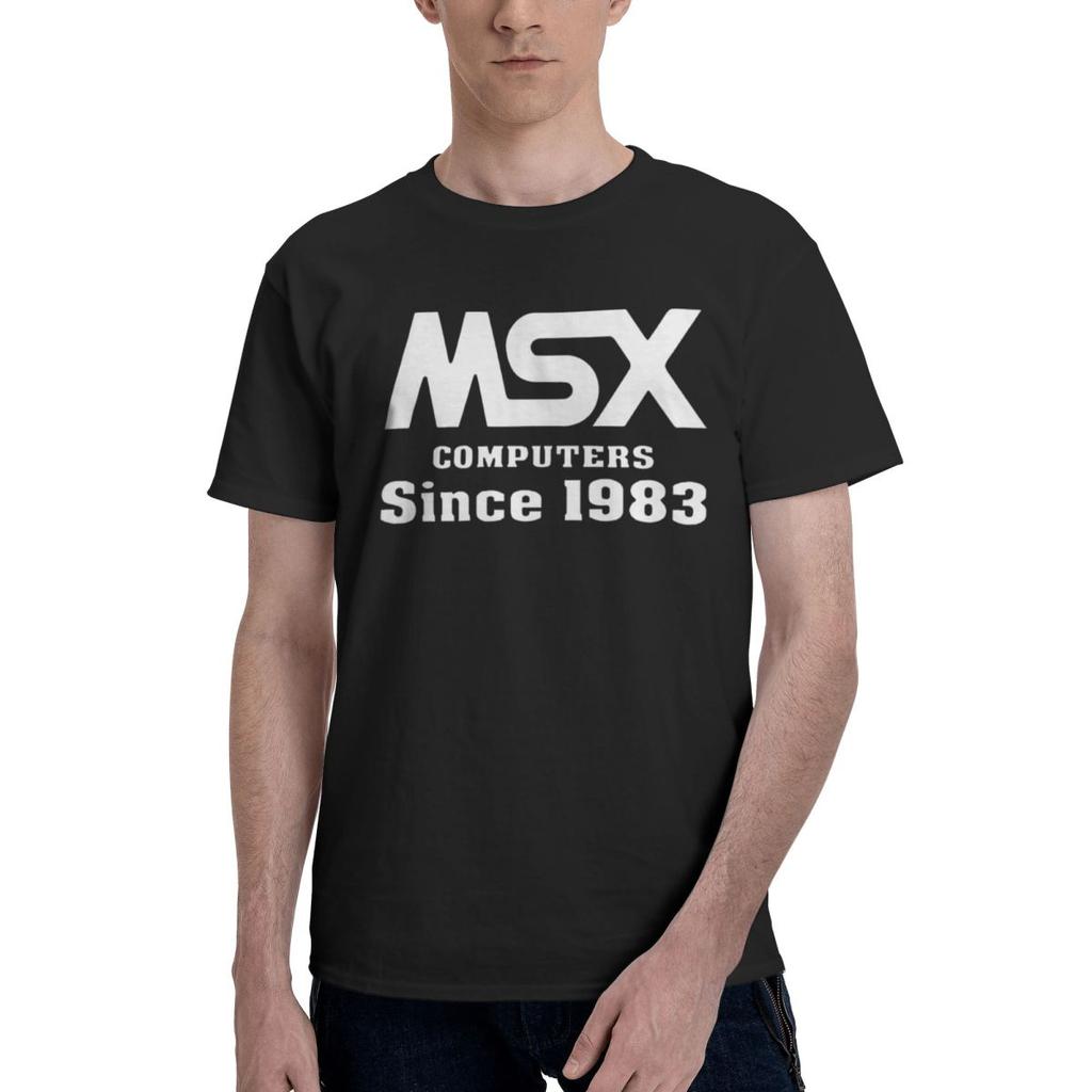 MSX Computer Since 1983 100 Cotton Casual Breathable Confortable Man Funny Mens TShirt Mens Tops