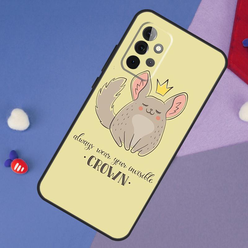 Cute Cartoon Chinchilla Case For Samsung Galaxy A14 A56 A36 A26 A16 A06 A54 A34 A12 A32 A52 A13 A33 A53 A15 A35 A55