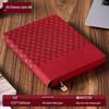 Retro Plaid A5 Soft Leather Notebook - Custom Business Diary with Thick Daolin Paper, High Aesthetic Value