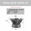 Long-Edge Dovetail Cutter Holder for XCET3004 Milling: 55°, 60°, 75° V-Groove & Disc Bottom Cleaning