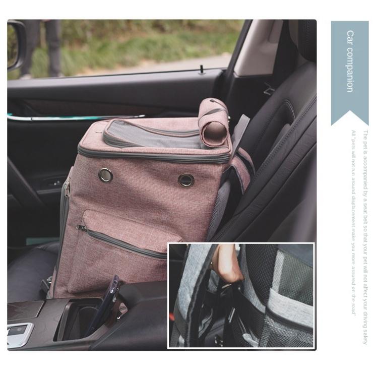 Tašky na přenášení koček Prodyšné otvory Skládací cestovní taška na zvířata pro kočky a malé psy Taška s dvojitými dveřmi