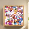 Yousheng Wooden Dog Coloring Puzzle Kit DIY Paintable Puppy Jigsaw Puzzle Frame with Marker Pens Glue Home Office Decoration ?Dog Lovers Gift