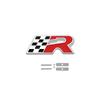 Car Accessories Metal Grille Emblem Rear Trunk Body Badge Sticker For Seat IBIZA Leon R Cupra Exeo Mii Tarraco Toledo Altea SH1