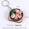 3D Teppanyaki Steak and Sushi Keychain - Japanese Food Toy Bag Charm